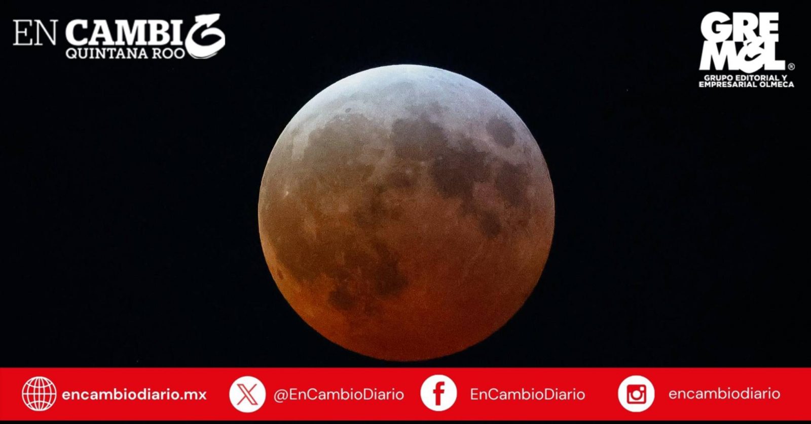 Eclipse lunar total tiñe el cielo de rojo: las mejores imágenes del fenómeno
