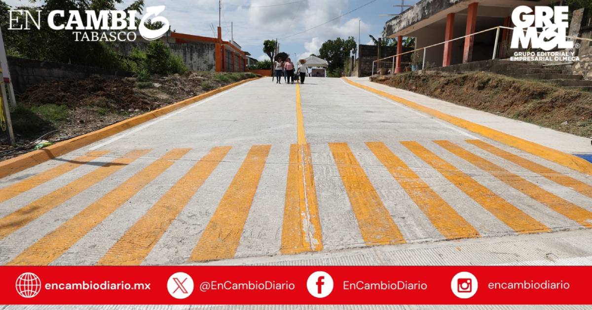 Entrega Javier May obras de modernización vial que atienden a comunidades marginadas y acortan brechas de desigualdad en Emiliano Zapata