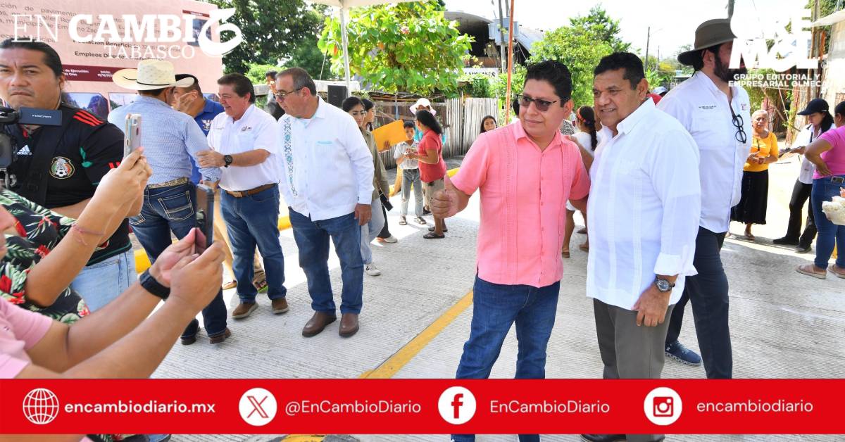 Entrega Javier May obras de modernización vial que atienden a comunidades marginadas y acortan brechas de desigualdad en Emiliano Zapata