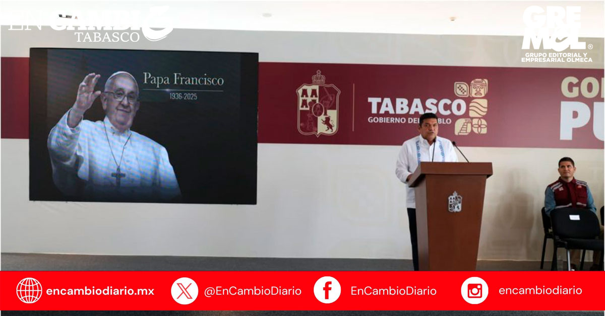 Javier May lamenta fallecimiento del Papa Francisco: "Un líder humanista y cercano al pueblo"