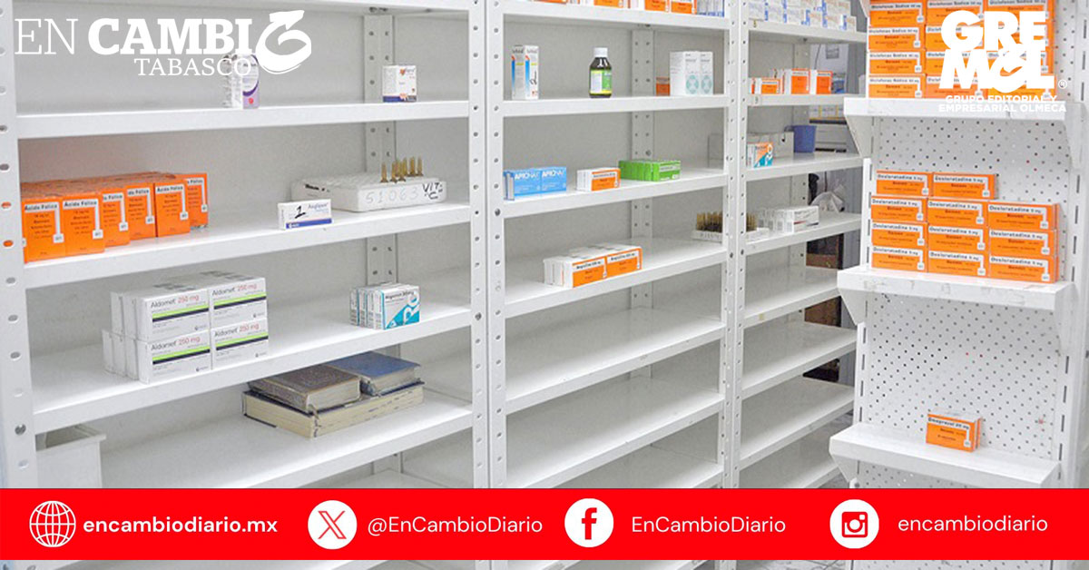 Reconoce Salud de Tabasco crisis por falta de medicamentos