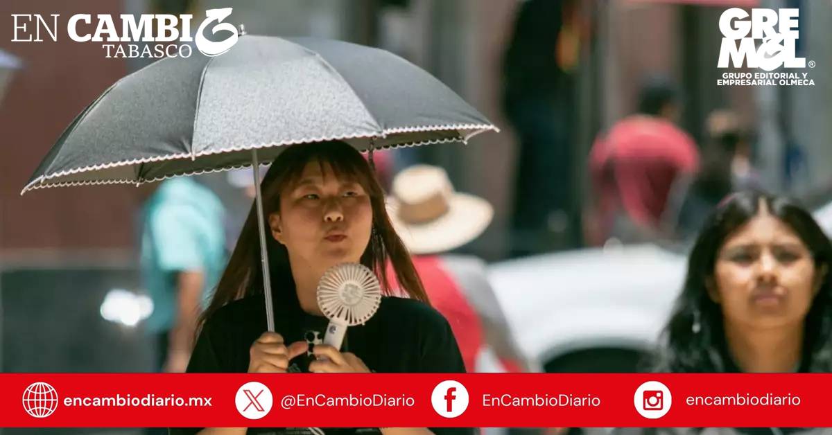 Tabasco en alerta naranja por onda de calor; prevén temperaturas de hasta 42°C