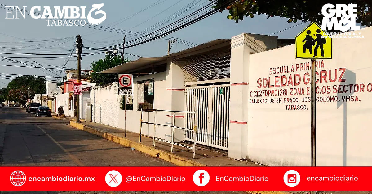 Escuelas cerradas y alumnos ausentes en Villahermosa este viernes 2 de mayo