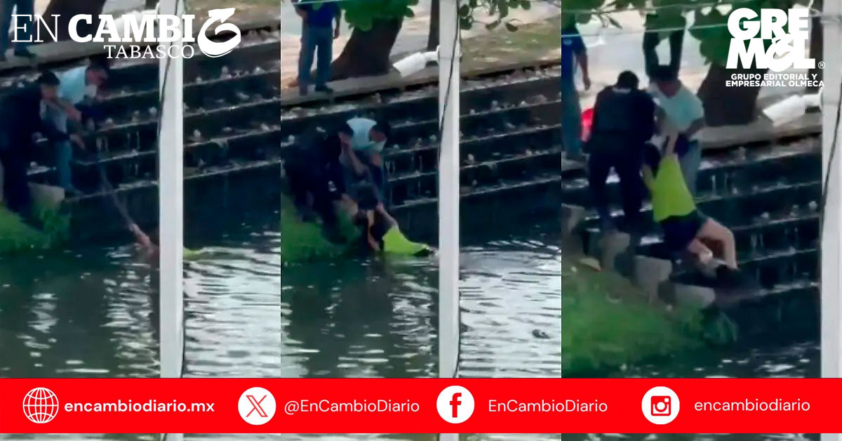 Rescate de mujer en la laguna de Las Ilusiones genera controversia en redes sociales