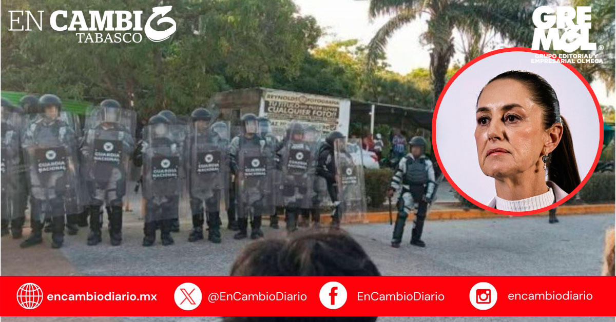 Sheinbaum rechaza represión tras desalojo en Tecnológico de los Ríos