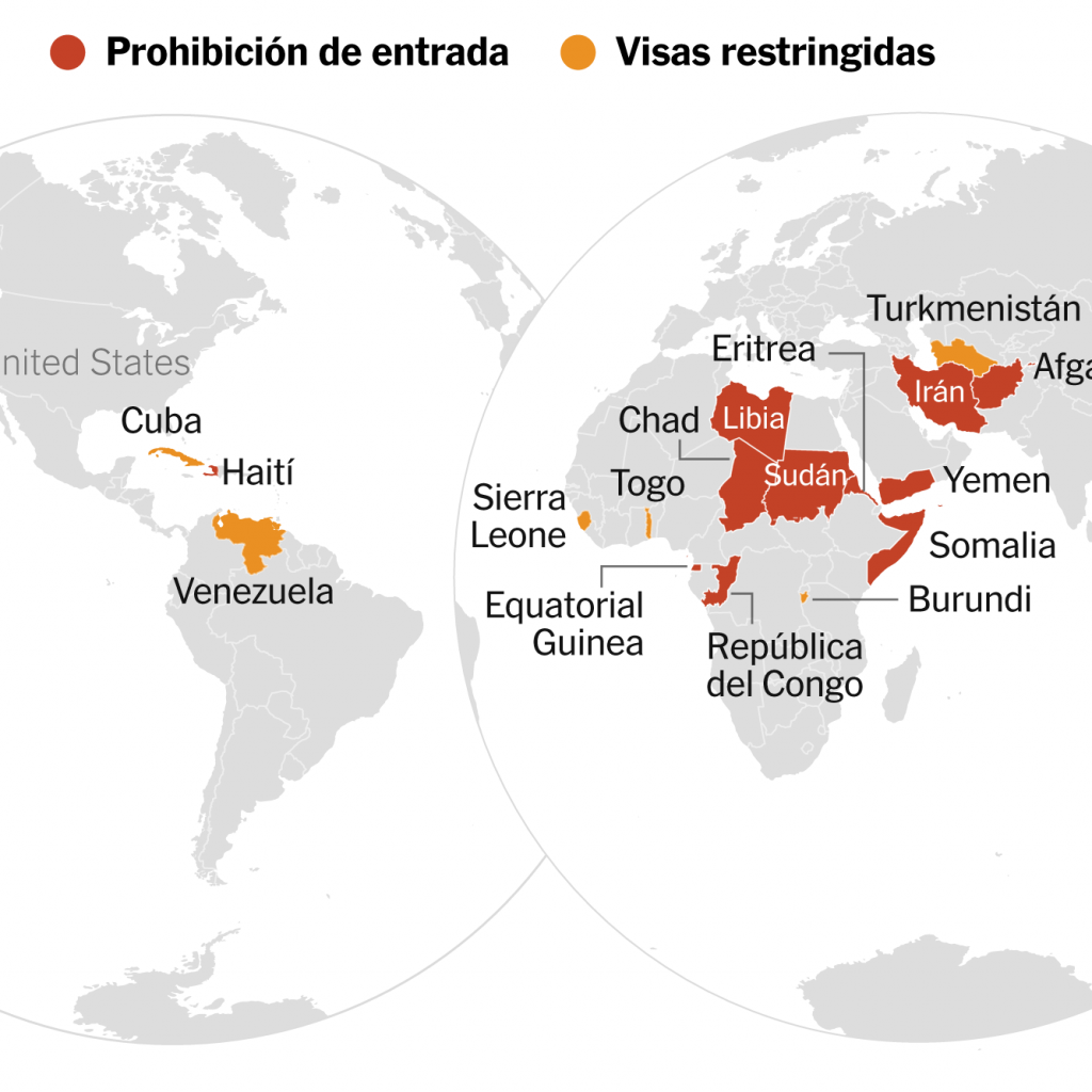 Prohibición de viajar de Trump