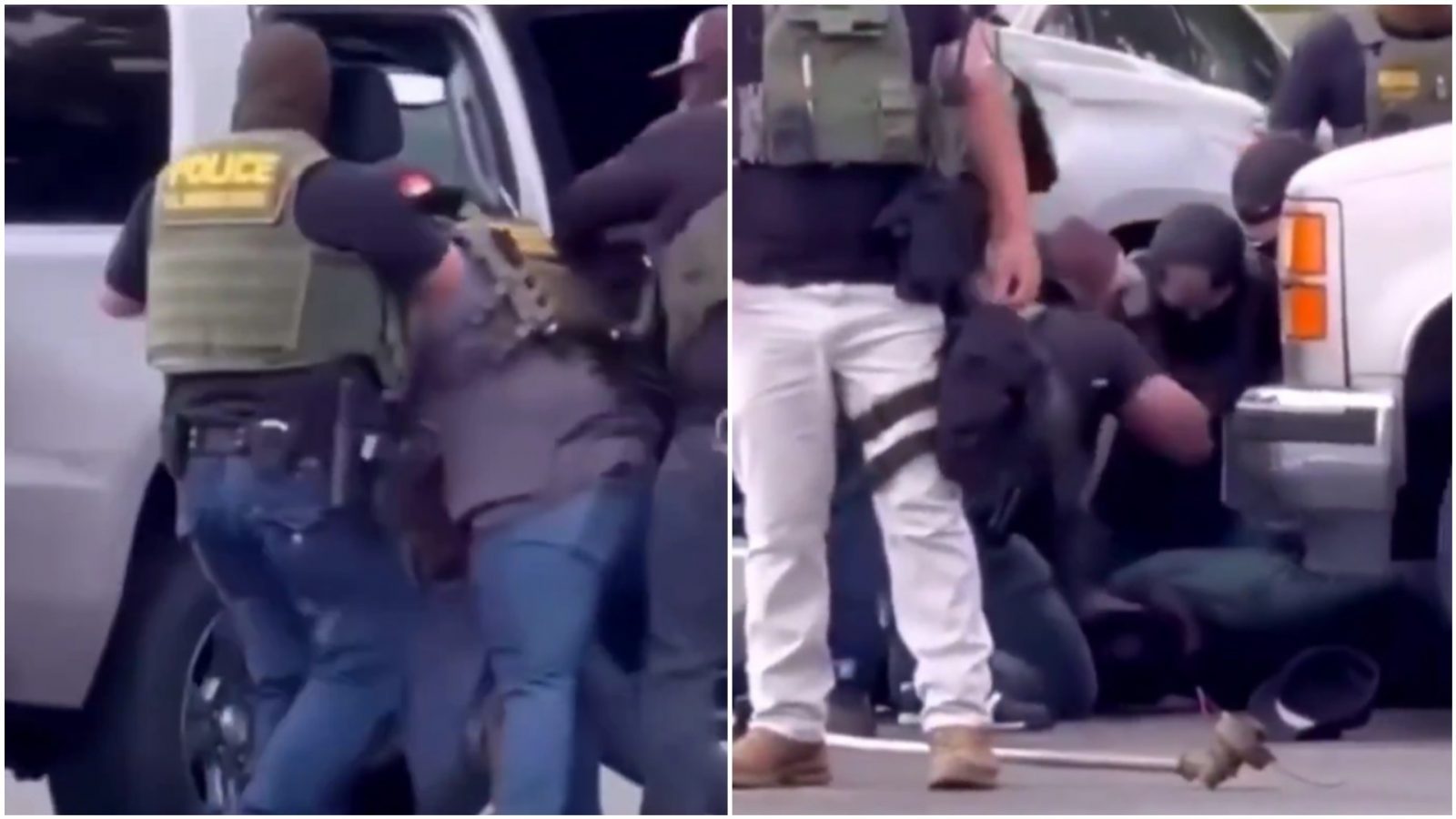 Migrante mexicano detenido en California