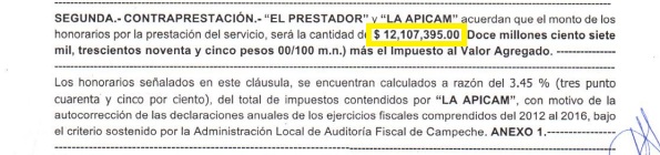 Asesoría fiscal contratada a empresa de buceo