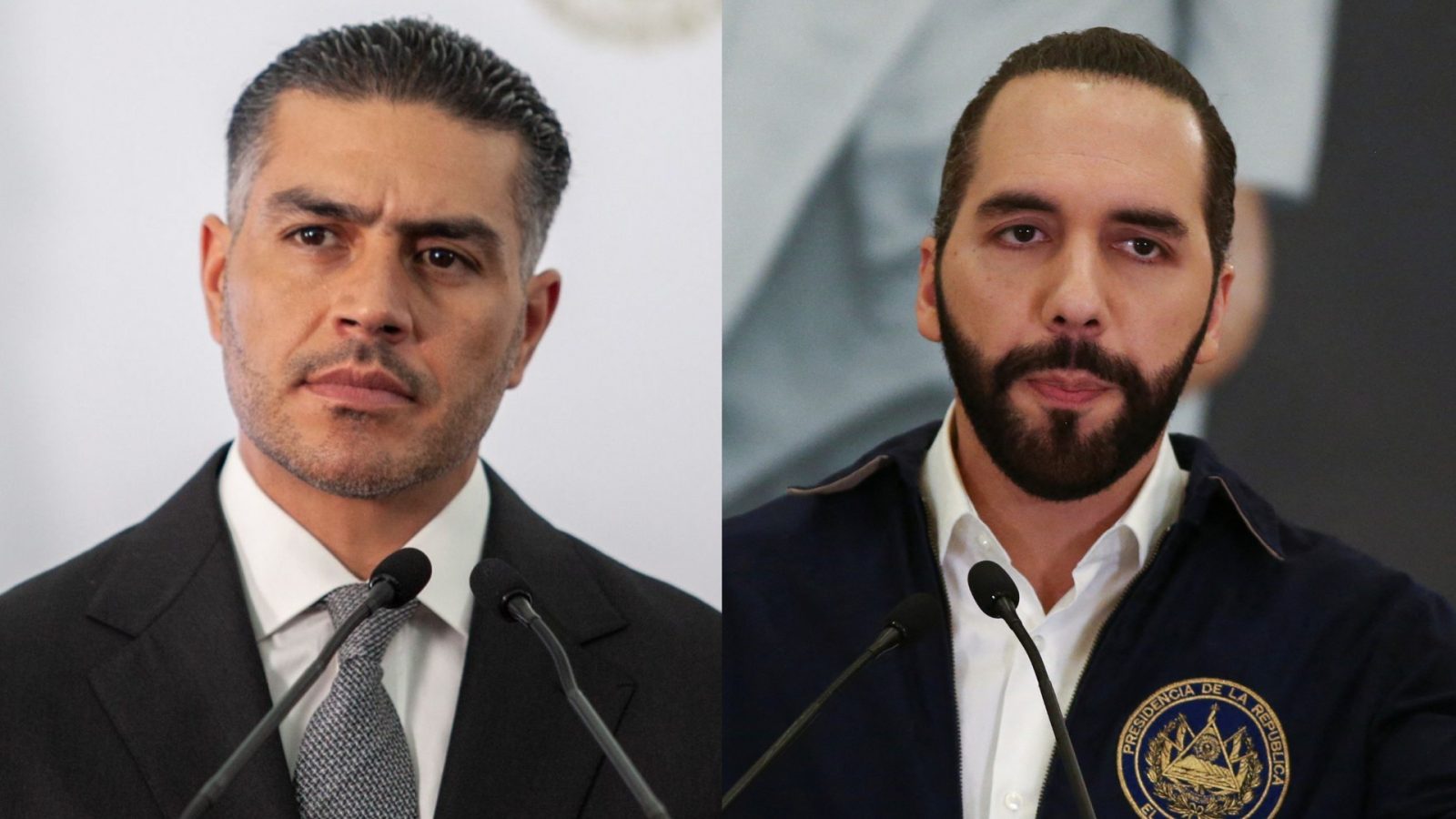Bukele responde a Harfuch
