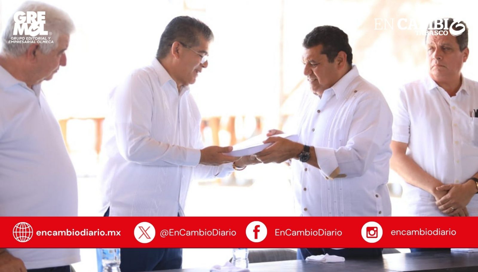Asiste Gobernador Javier May Rodríguez a presentación del Plan Municipal de Desarrollo 2024-2027 del Gobierno de Paraíso