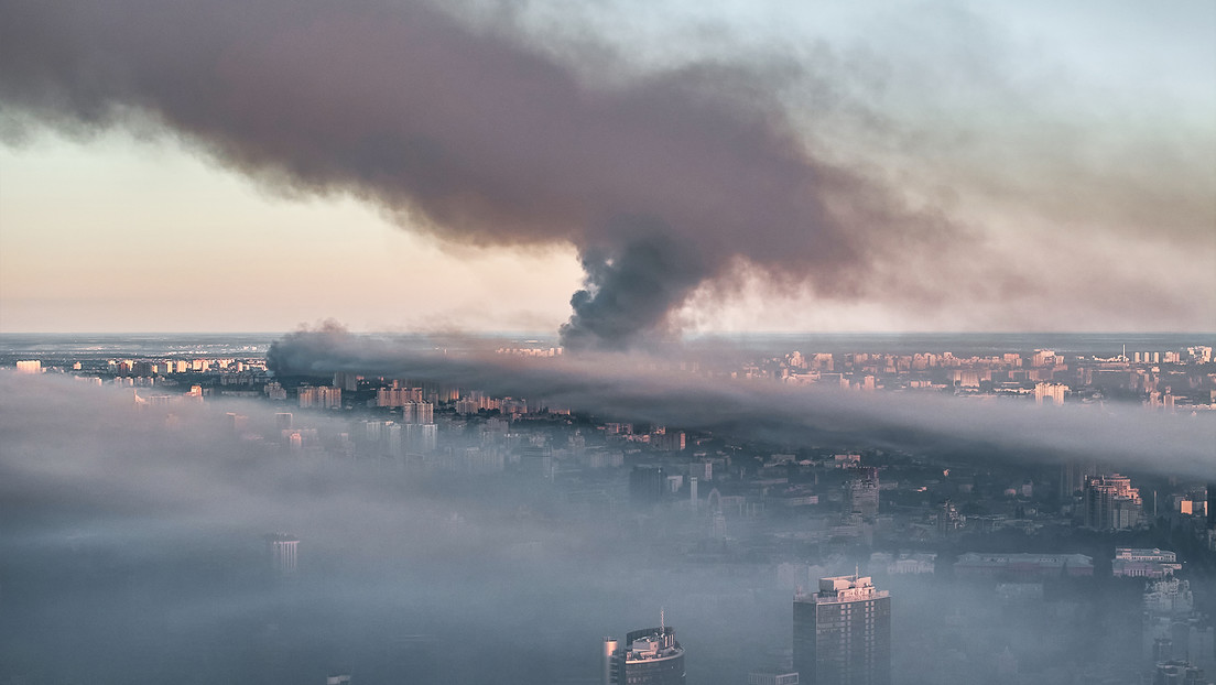 Rusia bombardeó capital de Ucrania