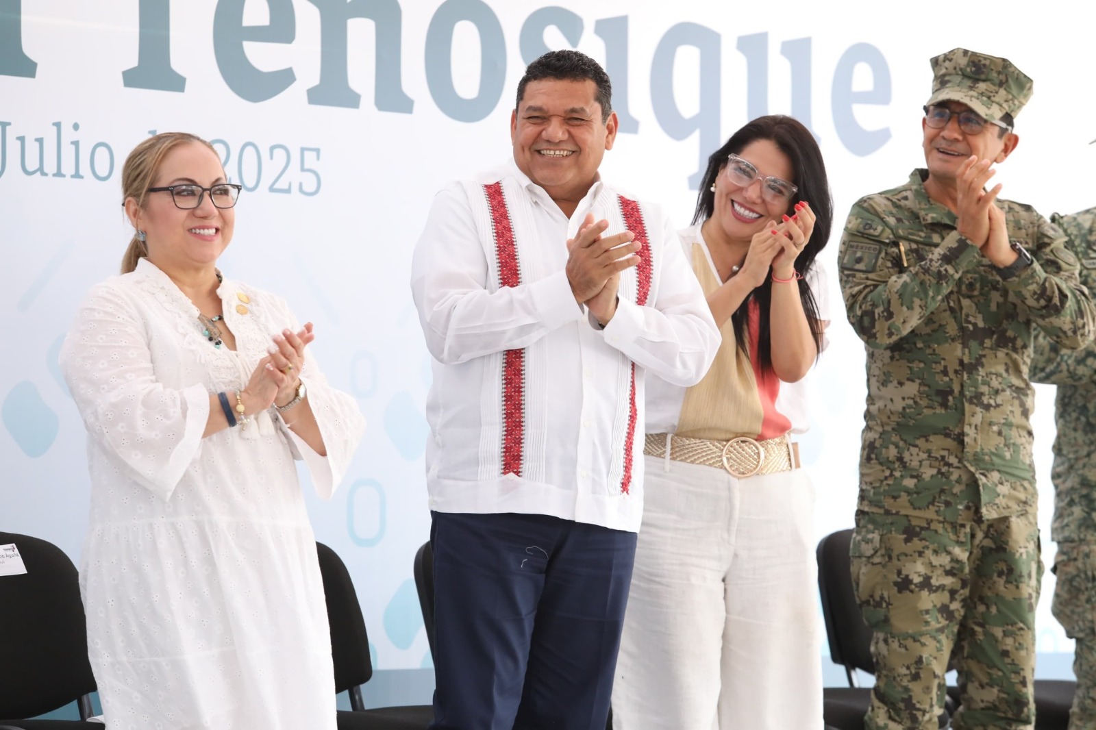 Inauguran la Estación Tenosique del Tren Maya:el gobernador de Tabasco, Javier