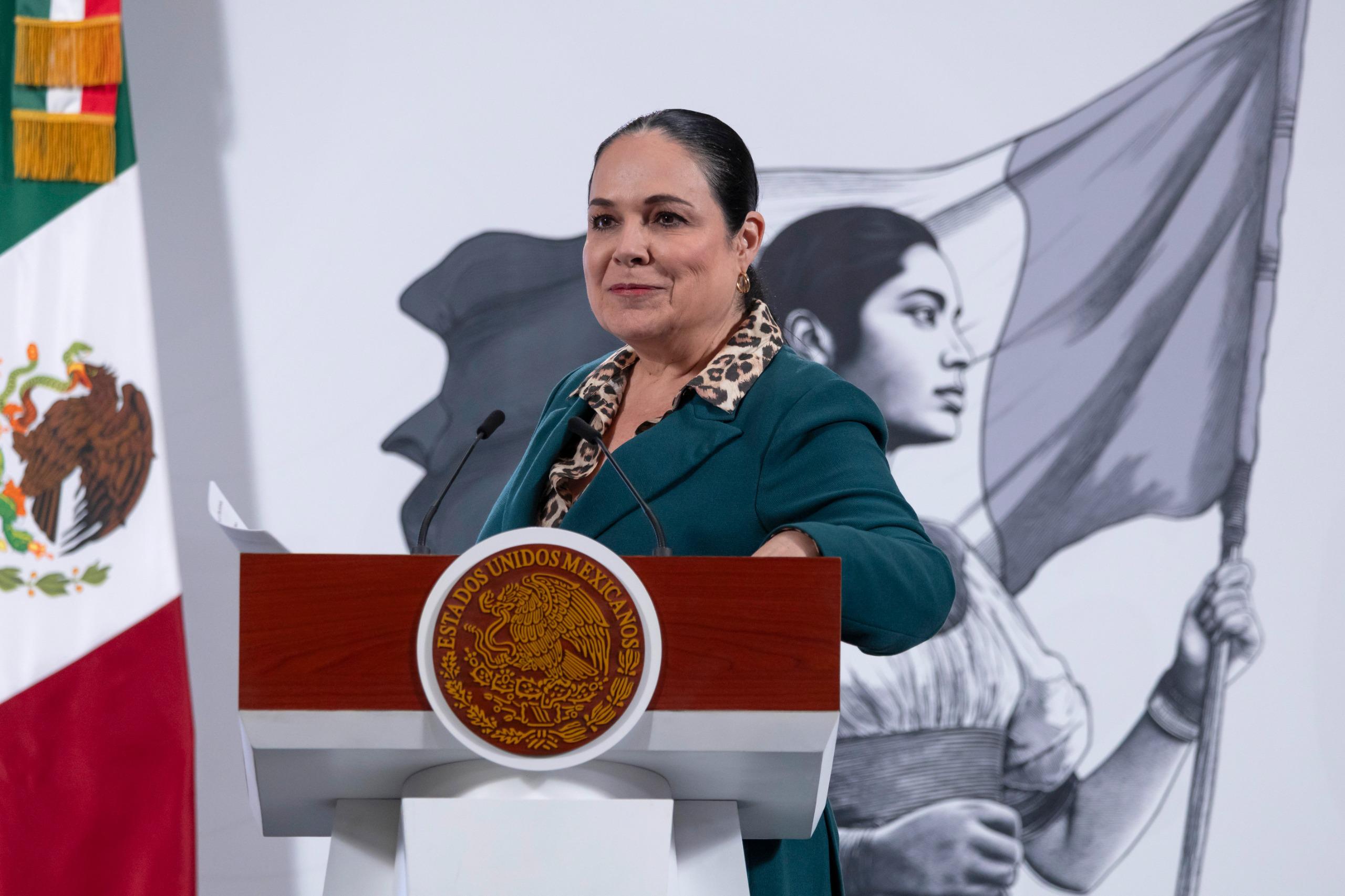 La directora del INDEP, Mónica Fernández Balboa, presentó los detalles de la subasta bajo el lema “Prosperidad compartida para la Justicia Social”.