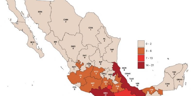 Van cuatro homicidios por razones políticas en Tabasco, en lo que va del año