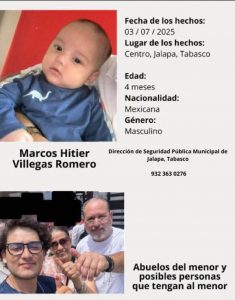 Las autoridades ya emitieron una ficha de búsqueda