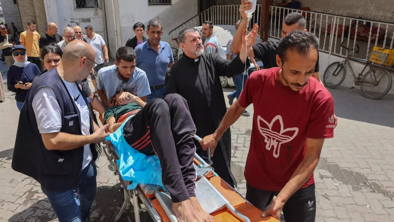 Bombardea Israel Iglesia en Gaza