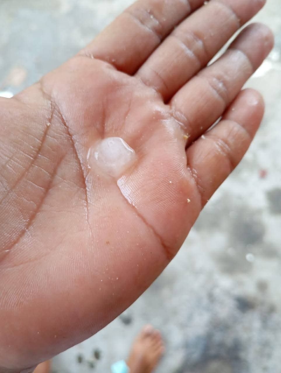Imágenes de granizo en Comalcalco son falsas