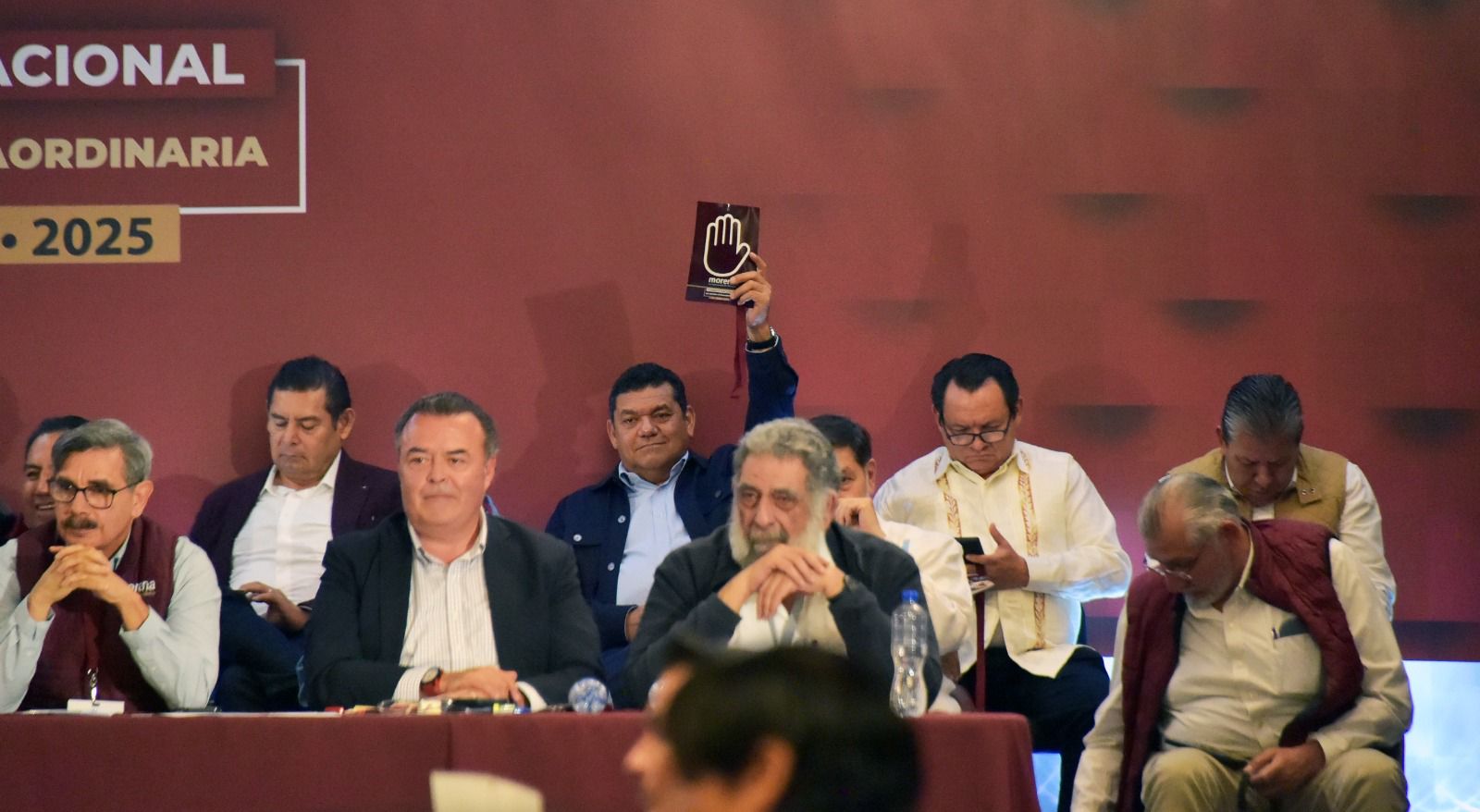 Javier May en el Consejo Nacional de Morena