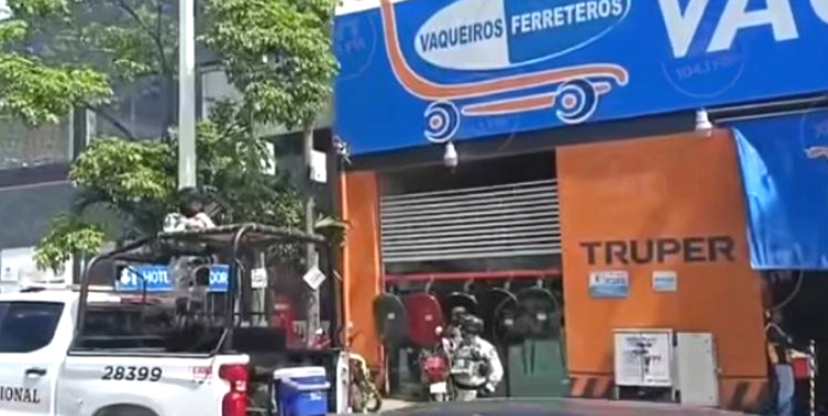 Asaltos y quema de negocios en Tabasco