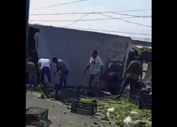 Rapiña en la carretera Villahermosa a Cárdenas