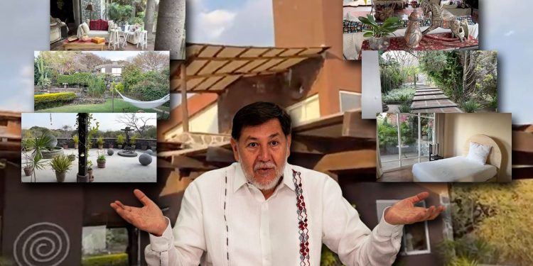 casa de Gerardo Fernández Noroña en Tepoztlán