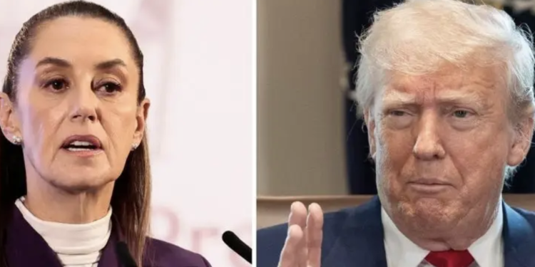 Claudia Sheinbaum niega que México esté gobernado por cárteles, como afirmó Donald Trump