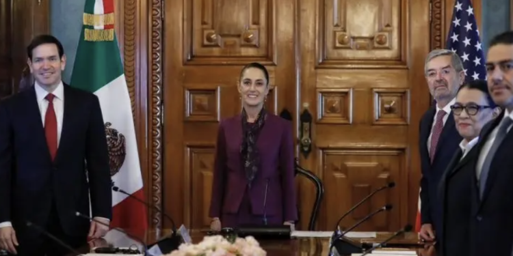 Claudia Sheinbaum y Marco Rubio se reúnen para fortalecer cooperación en seguridad fronteriza