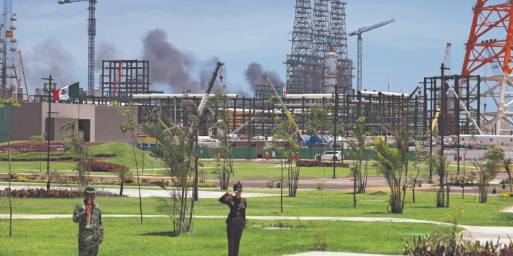 Robo en la refinería Olmeca