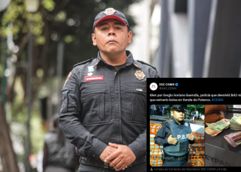 El policía que ayudo a Alicia y Zule