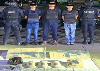 Presuntos extorsionadores detenidos en Tabasco