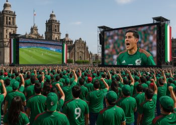 pantallas en el Zócalo para ver el Mundial 2026