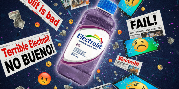 influencers que hablaron mal de Electrolit