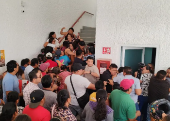 Trifulca en el ayuntamiento de Villahermosa