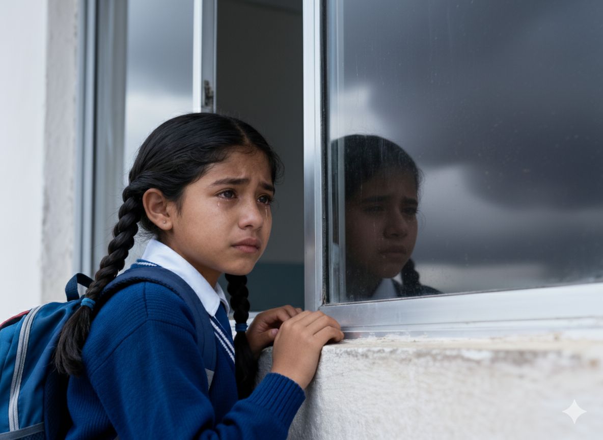 ¿Qué municipios de la Sierra Norte siguen sin clases? (Imagen generada con IA)