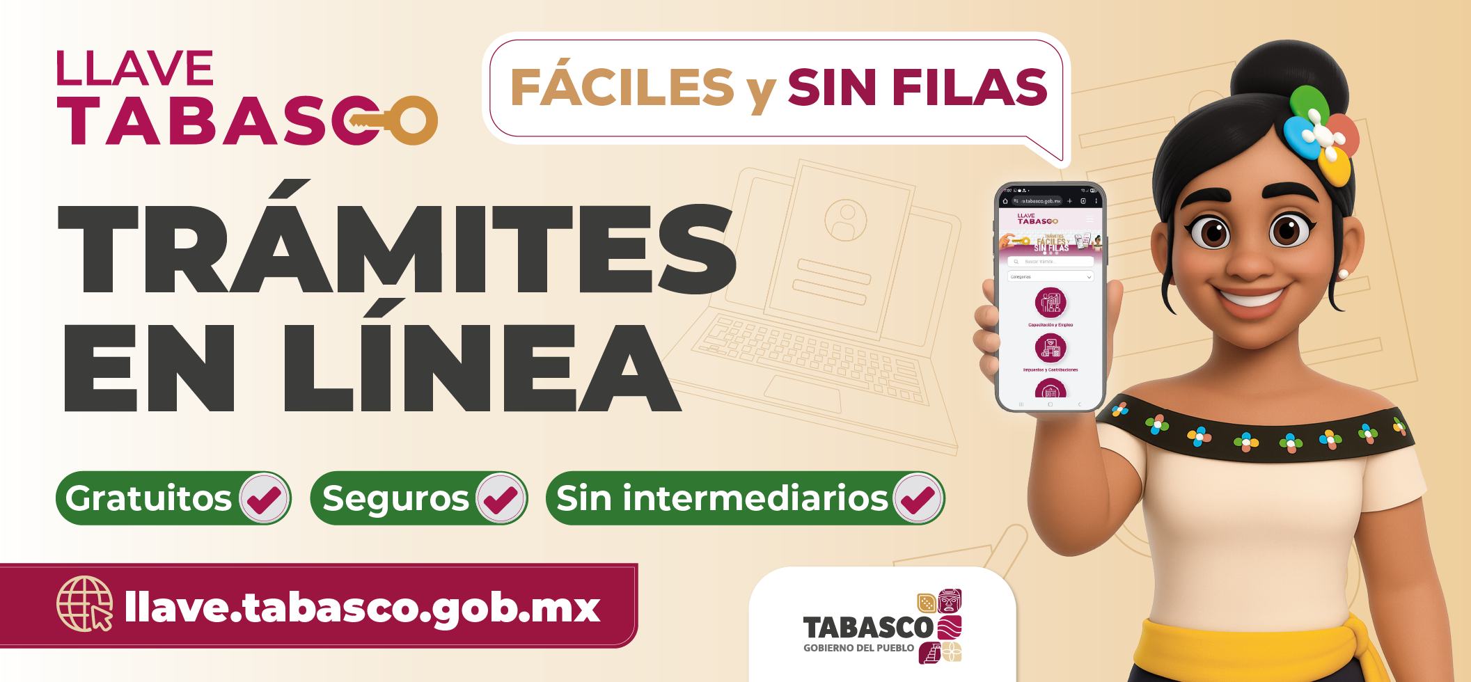 tramites en linea en tabasco por app