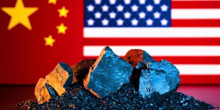 exportación de metales raros de China a Estados Unidos