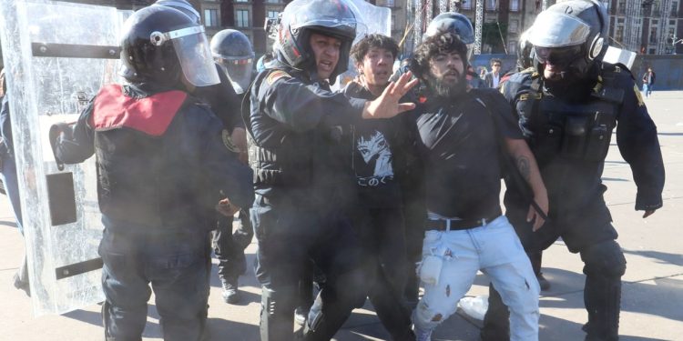 detenidos en marcha de la Generación Z en CDMX