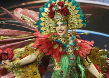 traje nacional de Fátima Bosch en Miss Universo 2025
