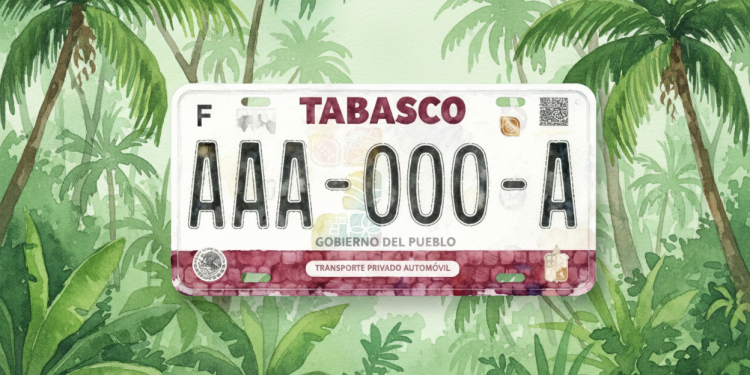 dónde tramitar placas en Villahermosa