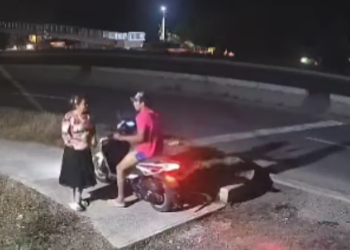 Graban Asalto en moto a una abuelita de Villahermosa en plena avenida