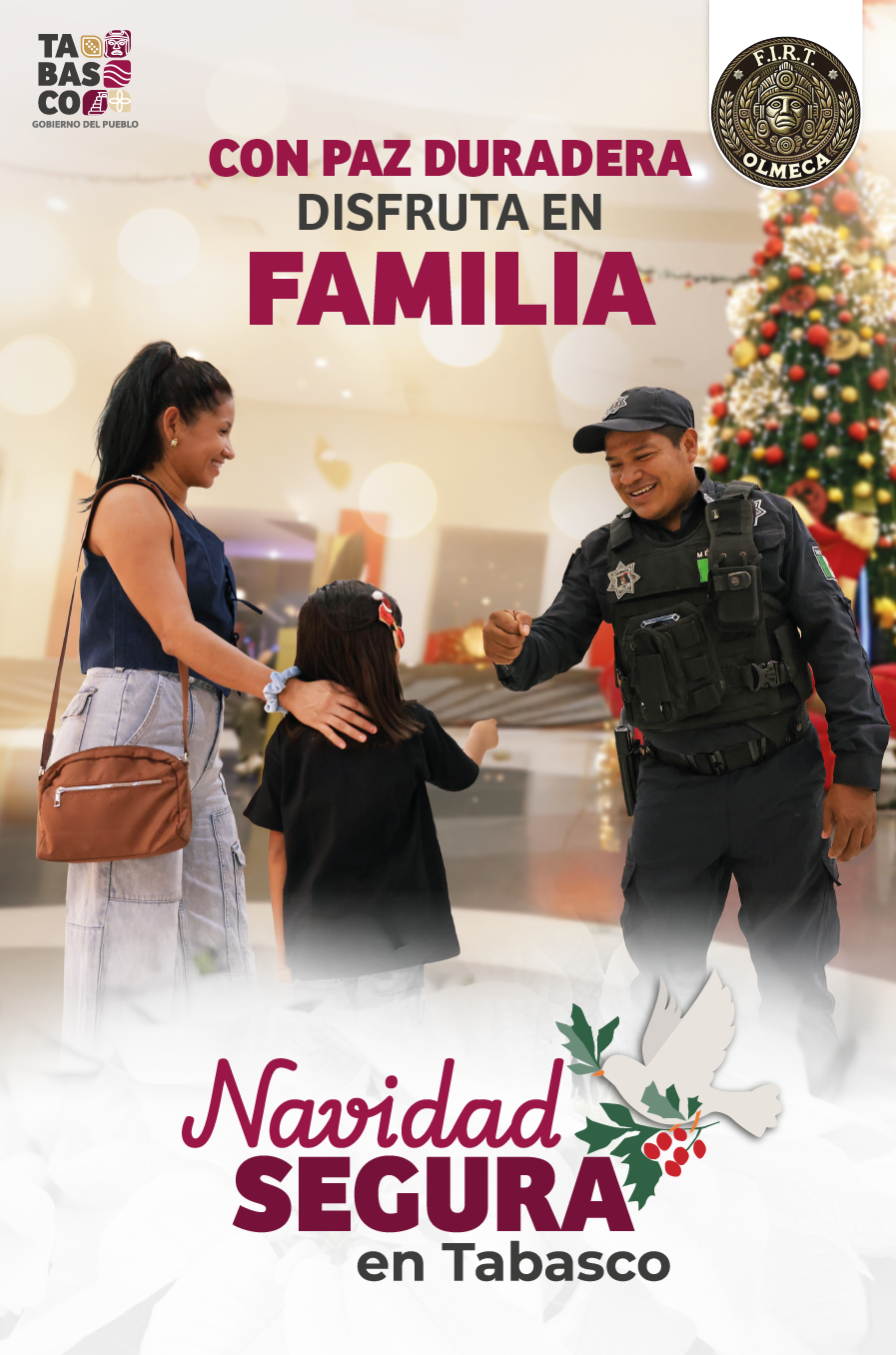 Navidad segura familia tabasco