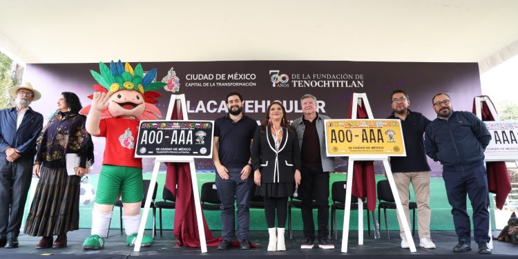 CDMX calienta el Mundial 2026 con placas