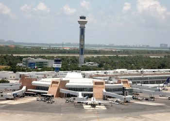 Tráfico en el Aeropuerto Internacional de Cancún