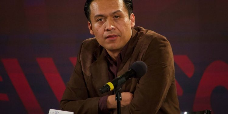 Marx Arriaga en la SEP