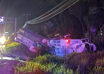 Accidente detrás del Aeropuerto de Cancún