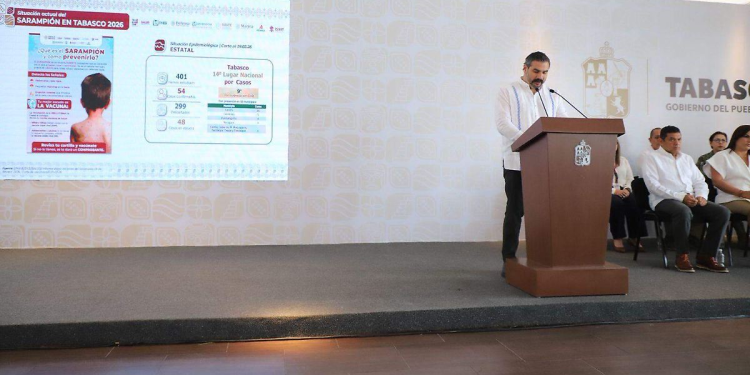 Vacunación sarampión Tabasco avanza con 100 mil dosis