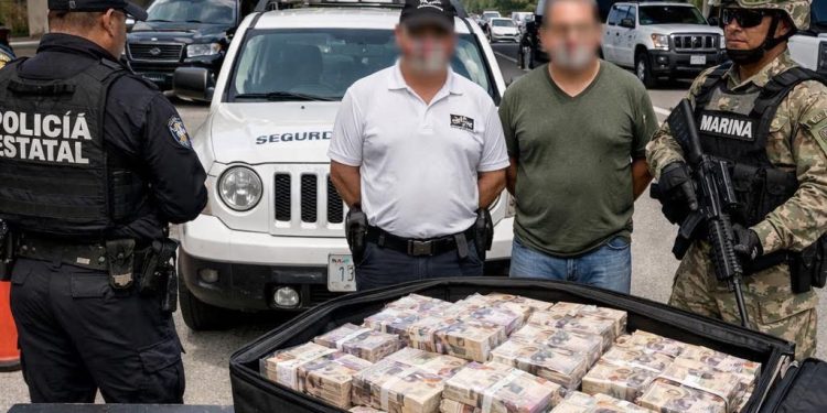 Detenidos en retén en la vía Mérida - Cancún