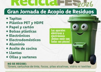 Pondrá en marcha SEMADES “Recicla Fest 2026” para recopilar plástico, papel, cartón, electrodomésticos, aluminio, aceite de cocina usado, llantas y ollas