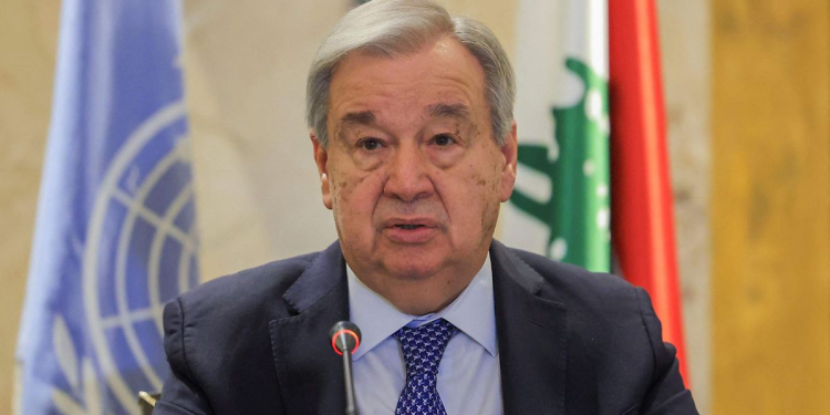 Guterres pide fin guerra Oriente Medio: ONU exige paz