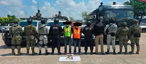 FIRT Olmeca detención arma fuego en Tierra Colorada